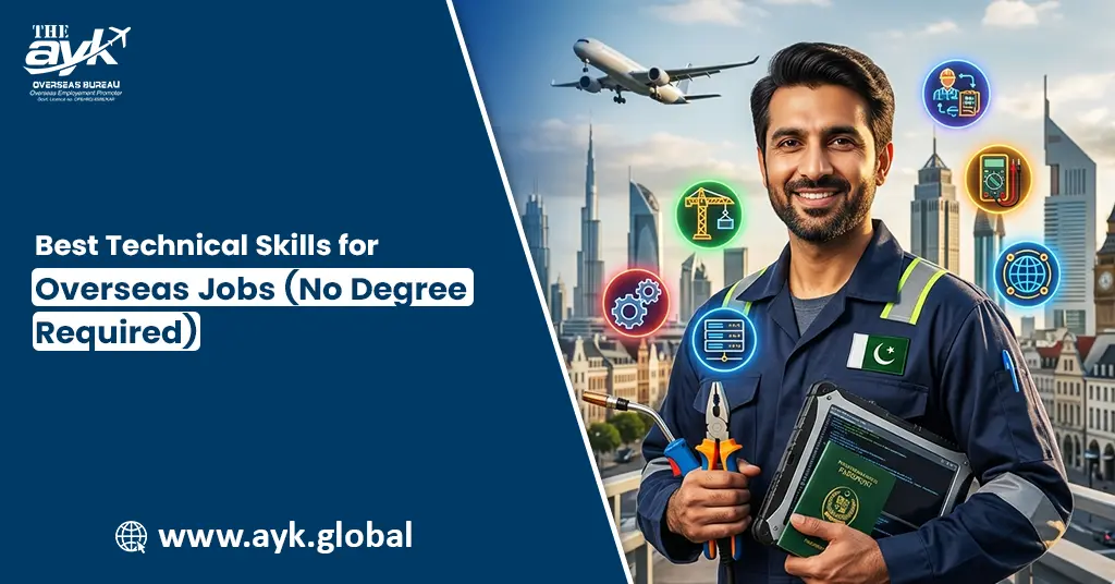 Best Technical Skills for Overseas Jobs (No Degree Required)